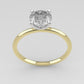 14K engagement ring with Diamond VS1, stt prong