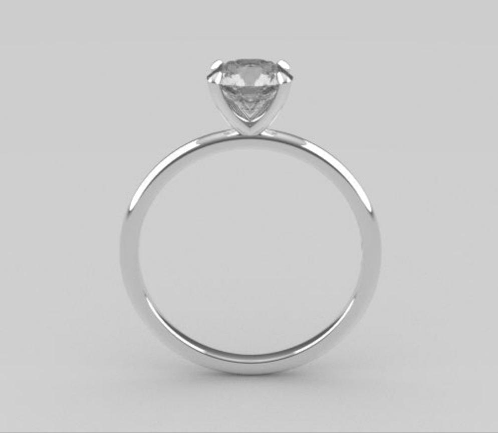 14K engagement ring with Diamond VS1, stt prong