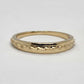 14k wedding ring, band, rope, solid gold
