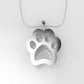 14K Pendant, includes 18 inch chain, "Dog Paw"