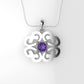 14K Pendant with 1 Amethyst 3mm, includes 18 inch Chain