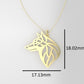 14K Pendant, includes 18 inch chain, "wolf face in solid gold"