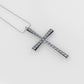 14K Pendant with 24 Moissanite 1.2mm VS1 each, "Cross Style", Only Pendant