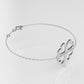 14k Bracelet perfect for any time with 4 hearts