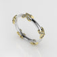 14K Gold Ring with 45 DIAMONDS, "Stt Prong" "Cut Chanel"