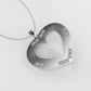 14K Pendant with 12 DIAMONDS VS1, Only Pendant, "STT: Prong" heart style