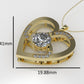 14K Pendant with 16 DIAMONDS VS1, Only Pendant, "STT: Prong" "Cut Chanel"