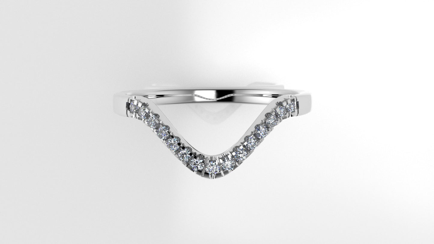 14K Ring with 15 DIAMONDS, "STT: Split"