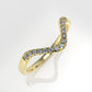 14K Ring with 15 DIAMONDS, "STT: Split"