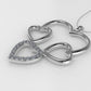 14K Pendant with 18 Diamonds 1.2mm each, "STT: Prong" Heart Style