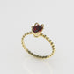 14K Gold Ring with 1 RUBY