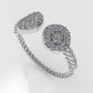 14K Ring with 36 DIAMONDS 1.2mm VS1 each, "FILIGREE", STT PRONG, Rope Style