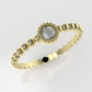 14K Gold Ring with 1 DIAMOND, FILIGREE, It is use daily
