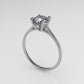 14k Solitaire Ring, Stt: Prong