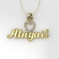 14K Custom Names Pendant, "all kinds of name can be customized"