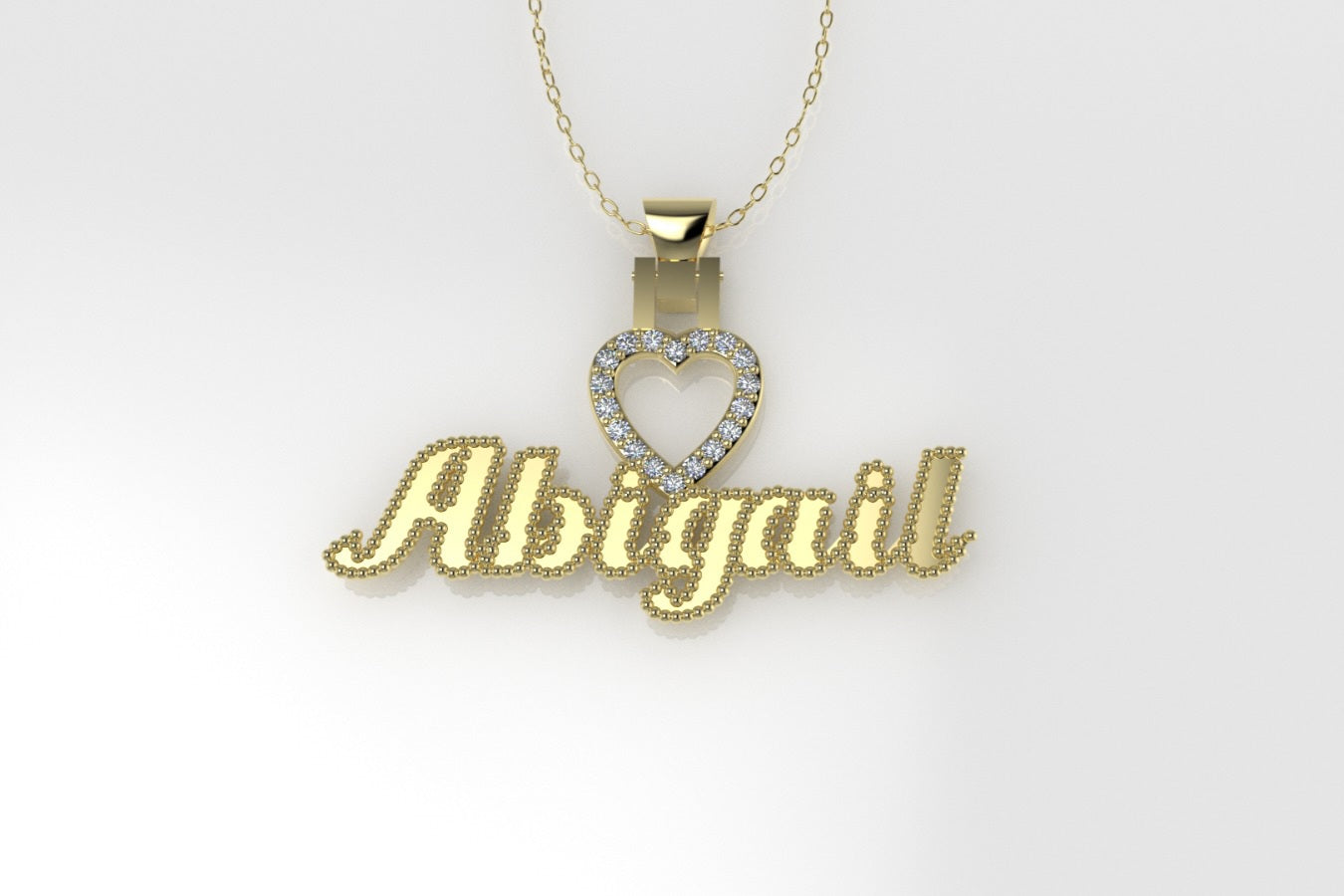 14K Custom Names Pendant, "all kinds of name can be customized"