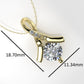 14K Pendant with 4 DIAMONDS VS1, "STT: Prong and Bezel"