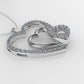 14K Pendant with 46 DIAMONDS VS1, "STT: Prong", MOM, Heart Style