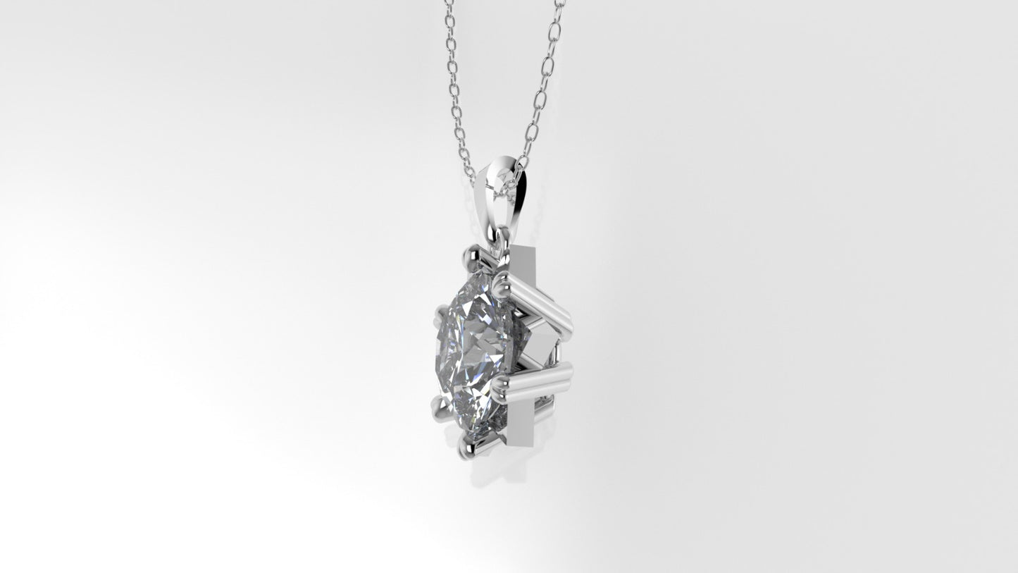 14K Pendant with 1 DIAMOND VS1, STT: PRONG