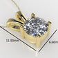 14K Gold Pendant with 1 Diamond VS1, STT: Prong, Only Pendant Included Bell