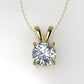 14K Gold Pendant with 1 Diamond VS1, STT: Prong, Only Pendant Included Bell