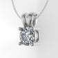 14K Pendant with 1 Round Diamond 1.5ct VS1, STT: Prong, Only Pendant Included Bell