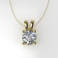 14K Pendant with 1 Round Diamond 1.5ct VS1, STT: Prong, Only Pendant Included Bell