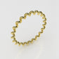 14K Gold Ring, Rope