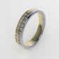 14K Gold Engagement Ring with 20 Diamonds, For men or women