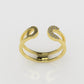 14K Gold Ring with 17 Diamonds, STT: Prong