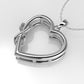 14K Gold Pendant, style Heart and Infinity