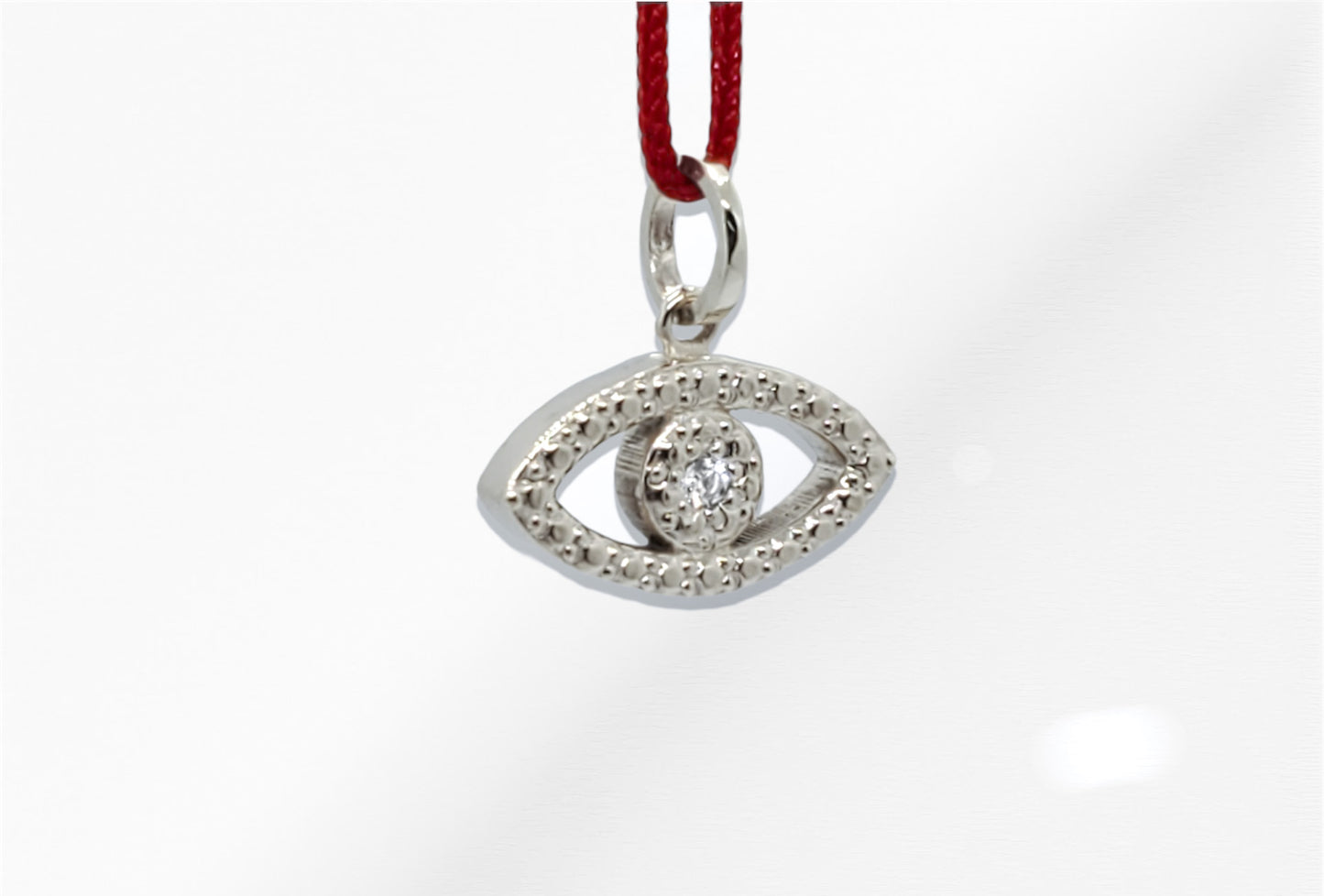 14K 0.03ct. t.w Diamond Eye Pendant