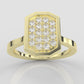 14k gold ring with 18 MOISSANITE 27CT, engagement ring, everyday wear, it is comfortable and elegant