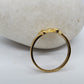 14K Yellow Gold Ring with 4 MOISSANITE 0.4ct, band style, is a beautiful model ideal for any occasion